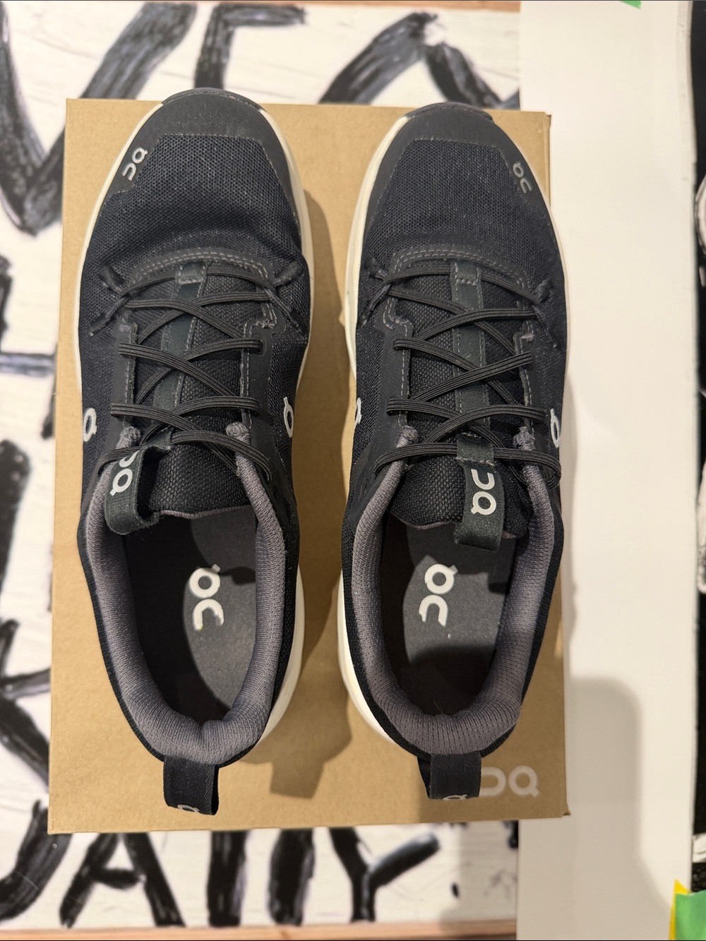 ON Cloud Kids' Lightweight Sneakers in Black
